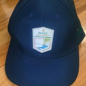 Rolex Monteray Motorsports Participant Reunion Rare Blue 2023 Strap Back Hat